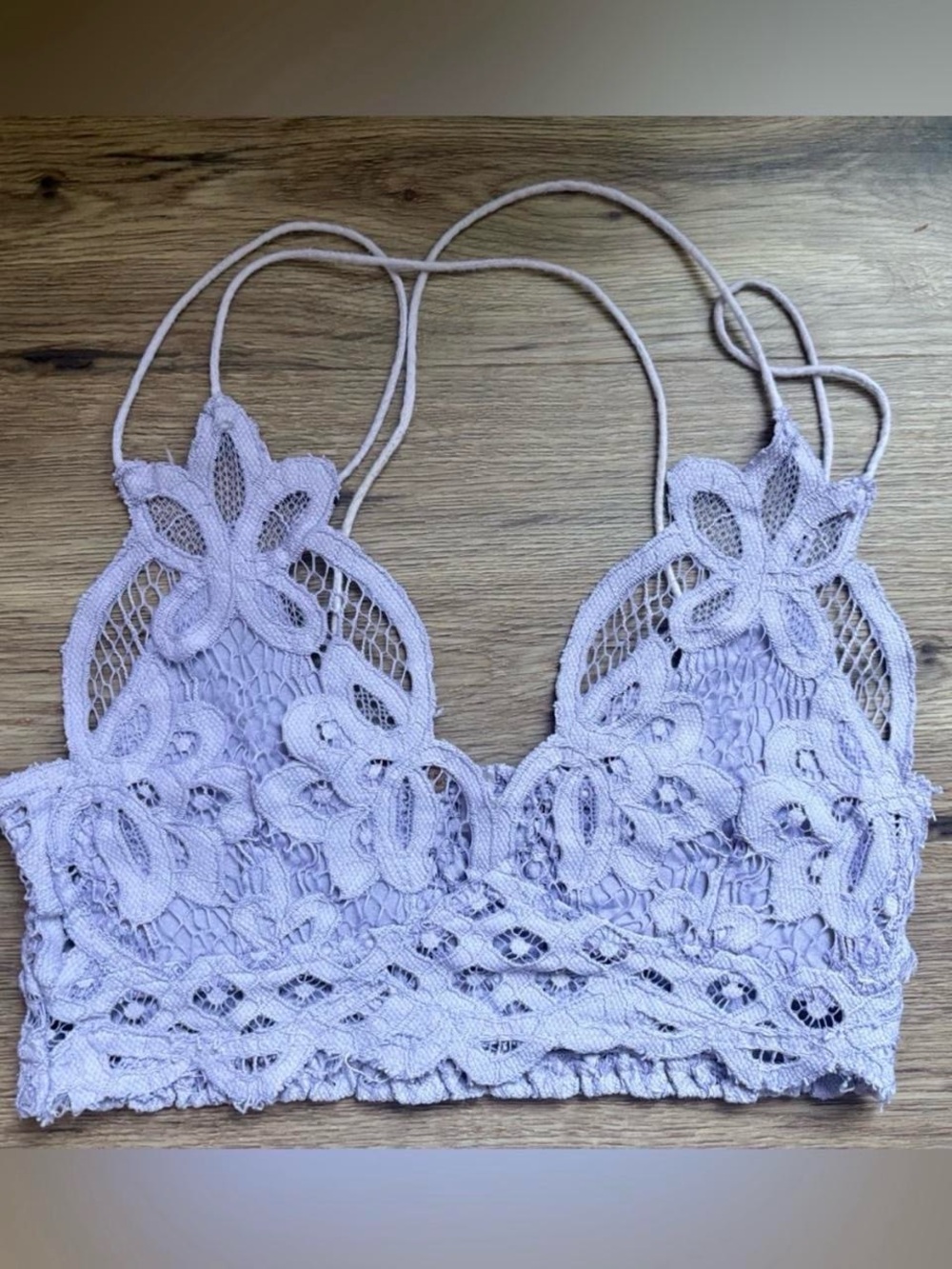 Free People Adella Lavender Bralette